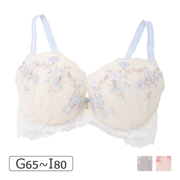 25-18521｜ナルエー フィオナ 25-18521シリーズ ブラジャー単品 グラマアップ GHIカップ  アンダー65/70/75/80cm