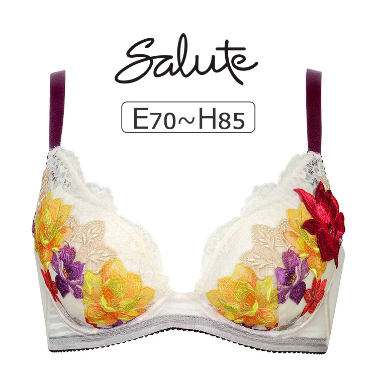 BTJ230|ワコール サルート 30グループ 30G ブラジャー単品 小さく見せるブラ EFGHカップ アンダー70/75/80/85cm