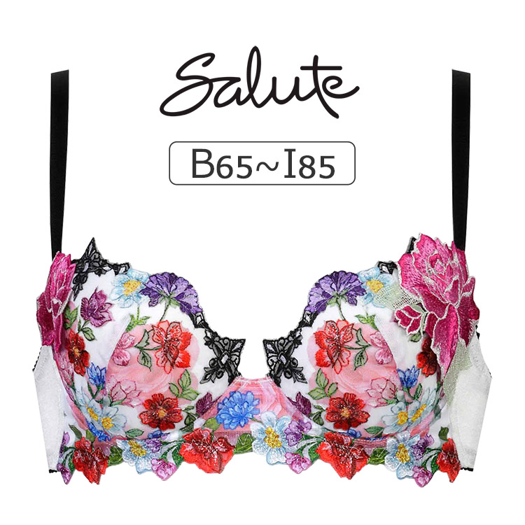 BTJ460｜ワコール サルート 60グループ 60G ブラジャー単品 P-upタイプ BCDEFGHIカップ  アンダー65/70/75/80/85cm