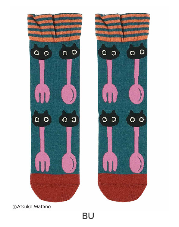 HQY009|ワコール アツコマタノ ソックス M