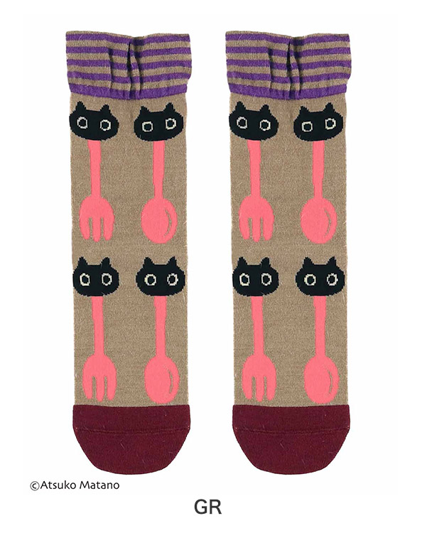 HQY009|ワコール アツコマタノ ソックス M