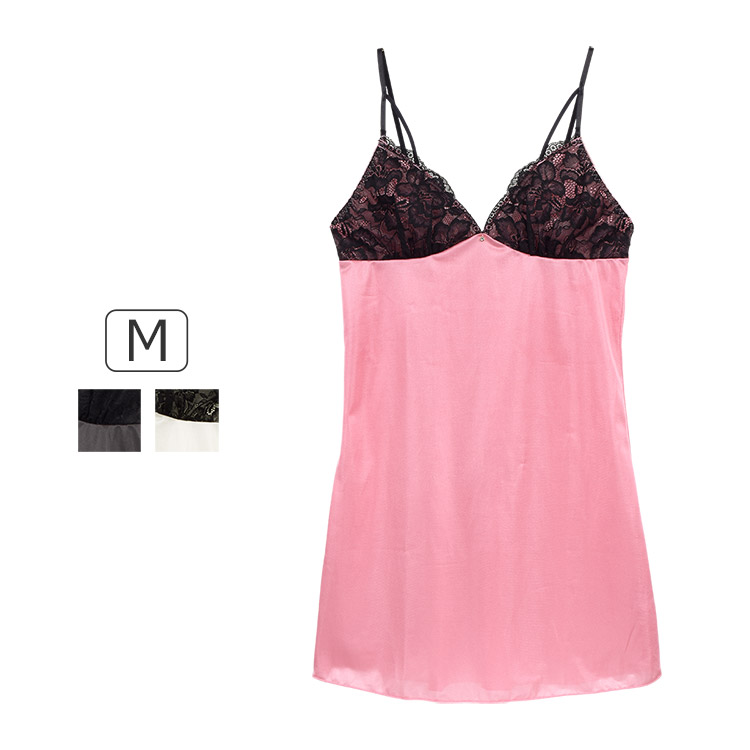 637619｜COCO Linge サテンアトラクティブコード  スリップ M