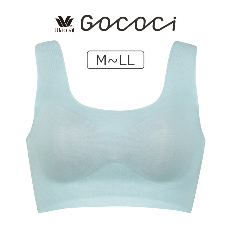 CGG571|ワコール GOCOCi ゴコチ 涼感タイプ カップ付きハーフトップ M/L/LL