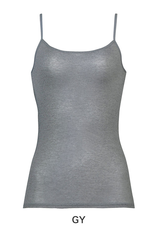 CLA191|ワコール スゴ衣 ニット 快適プラス+ 薄い、軽い、涼しい キャミソール 吸汗速乾 M/L