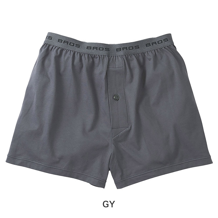 GT7300|ワコール ブロス BROS トランクス メンズ 前開き ジャストウエスト ノーマル丈 M/L/LL/3L