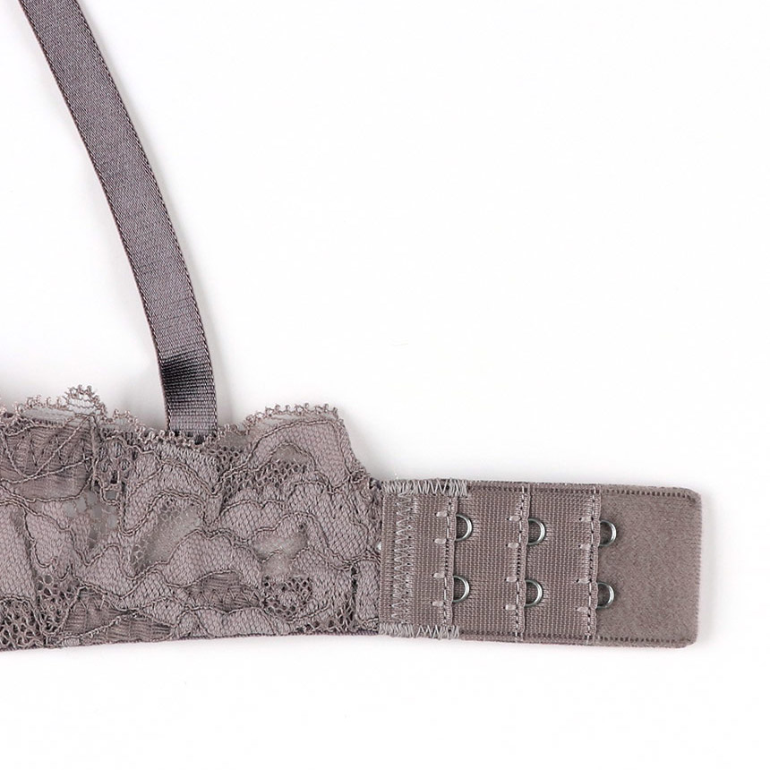 BUN201|ウンナナクール une nana cool リボンブラレース 胸もとフィットながもち~動いても、キレイはつづく~ ブラジャー単品 ABCDEFFカップ アンダー 65/70/75cm