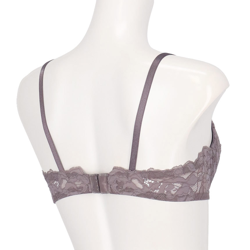 BUN201|ウンナナクール une nana cool リボンブラレース 胸もとフィットながもち~動いても、キレイはつづく~ ブラジャー単品 ABCDEFFカップ アンダー 65/70/75cm