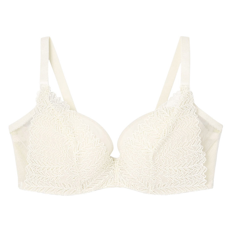 JB2300|ウンナナクール une nana cool 脇スッキリ♪ さあ、わたし レース ブラジャー単品 BCDEFカップ アンダー65/70/75/80cm