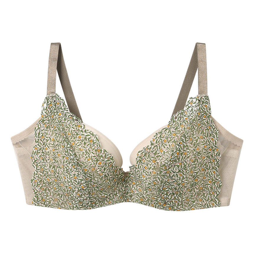 JB2323|ウンナナクール une nana cool MADE WITH LIBERTY FABRIC さあ、わたし レース ブラジャー単品 BCDEFカップ アンダー 65/70/75/80cm