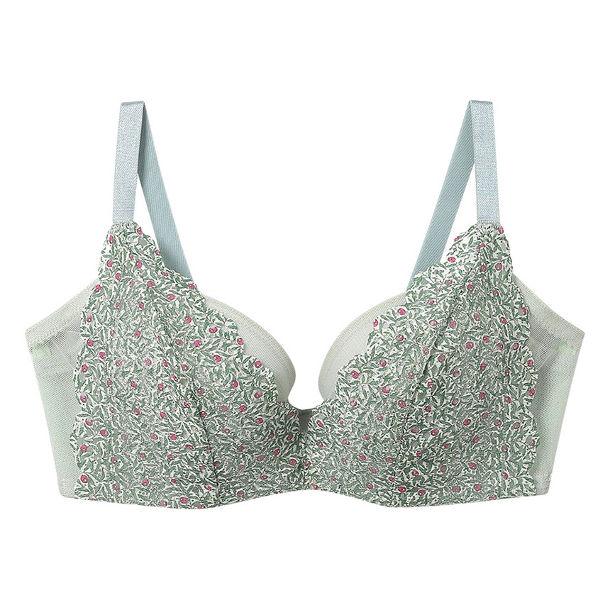 JB2323|ウンナナクール une nana cool MADE WITH LIBERTY FABRIC さあ、わたし レース ブラジャー単品 BCDEFカップ アンダー 65/70/75/80cm