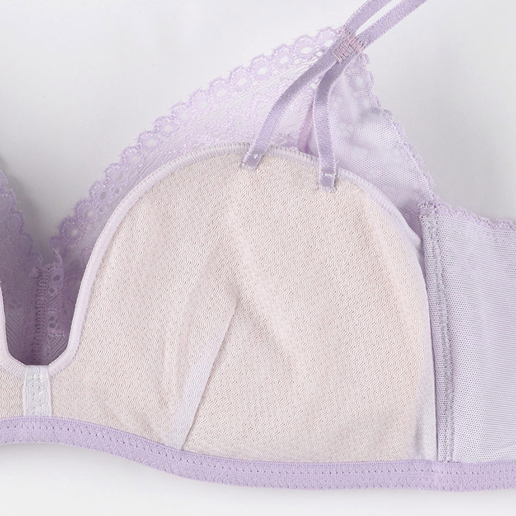 JB3510|ウンナナクール une nana cool 特別な日以外の364日つけたくなるブラ 364 レース ノンワイヤーブラ SS/S/M/L/LL