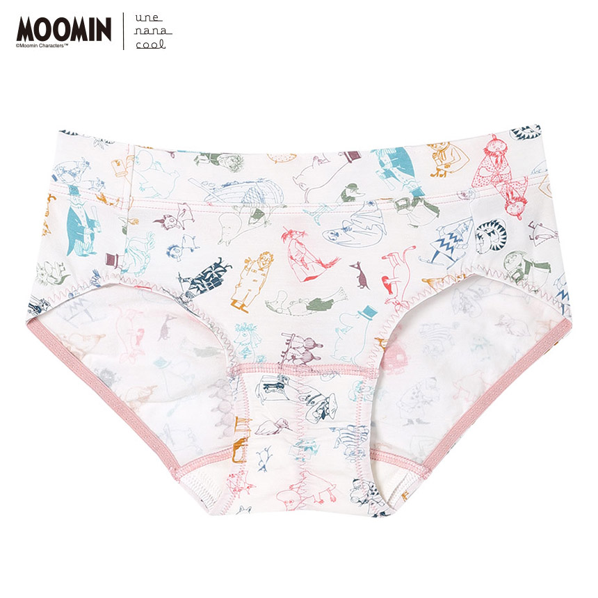 LF5051|ウンナナクール une nana cool MOOMIN × une nana cool サニタリーショーツ 羽つきナプキン対応 M/L