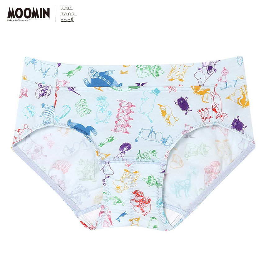 LF5051|ウンナナクール une nana cool MOOMIN × une nana cool サニタリーショーツ 羽つきナプキン対応 M/L