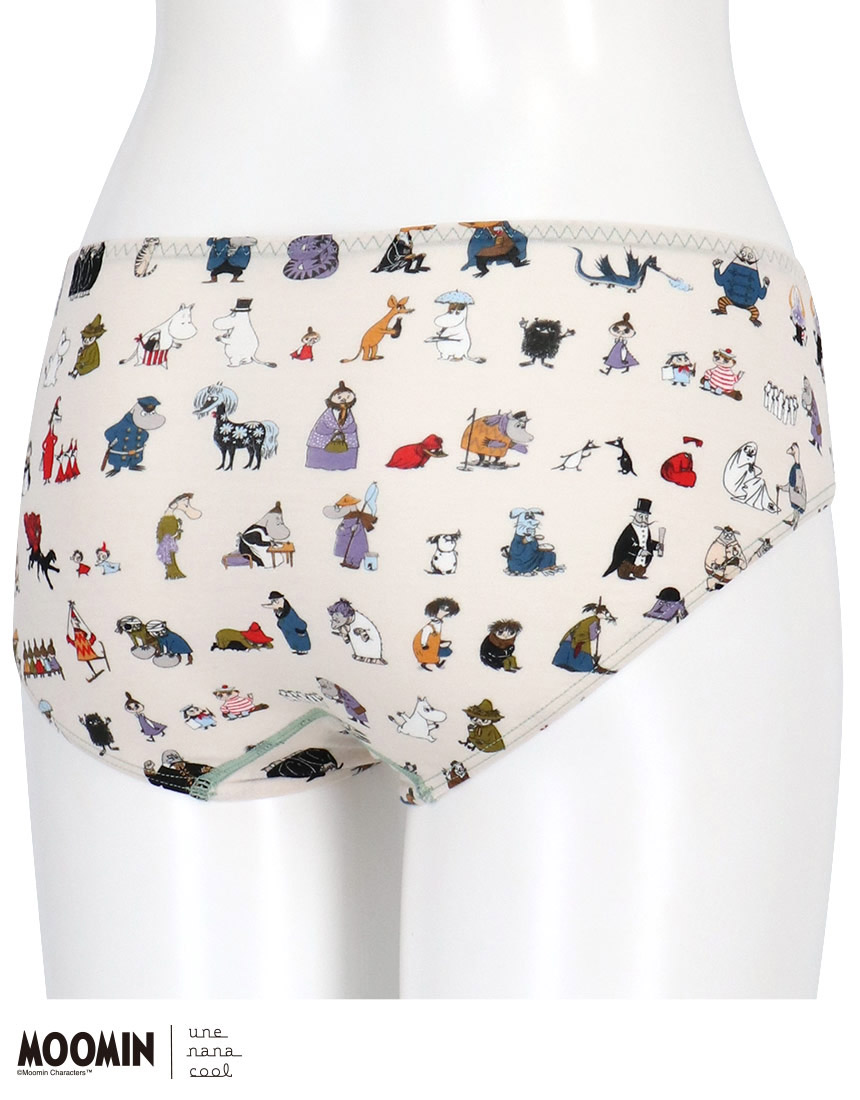 LF6251|ウンナナクール une nana cool MOOMIN × une nana cool スタンダードショーツ M/L