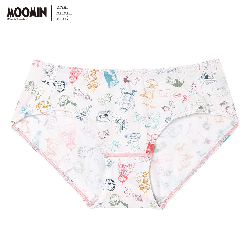 LF6251|ウンナナクール une nana cool MOOMIN × une nana cool スタンダードショーツ M/L