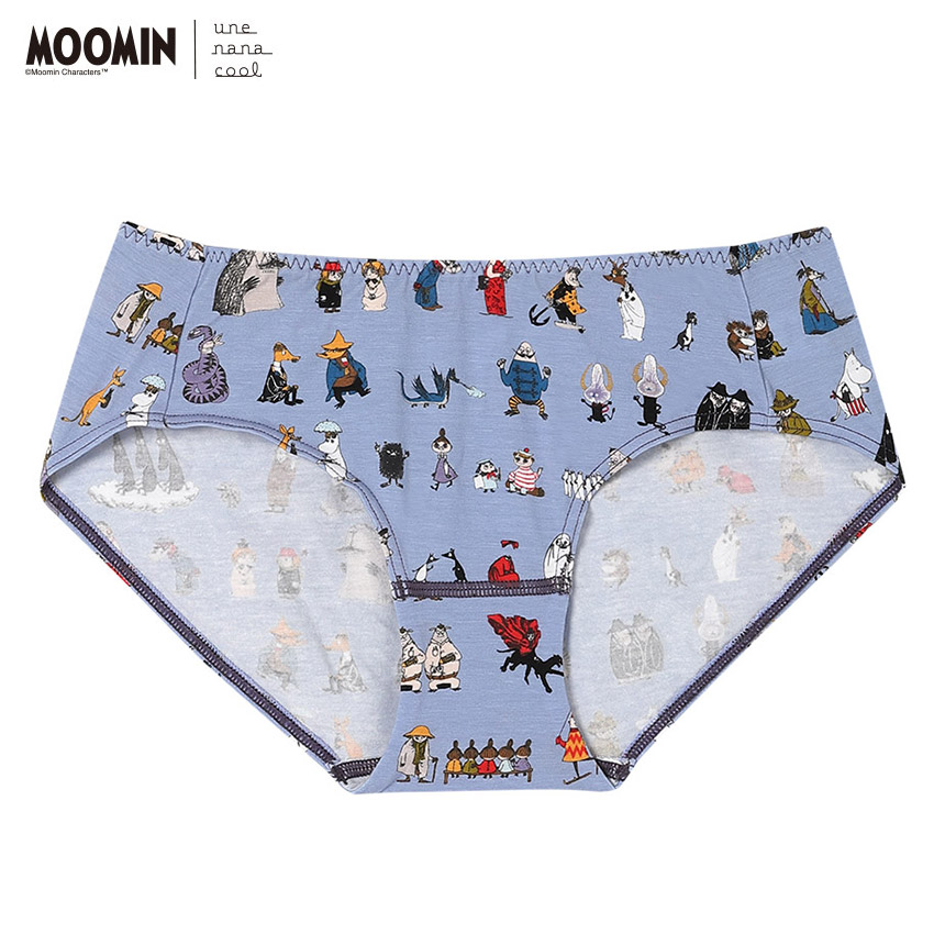 LF6251|ウンナナクール une nana cool MOOMIN × une nana cool スタンダードショーツ M/L