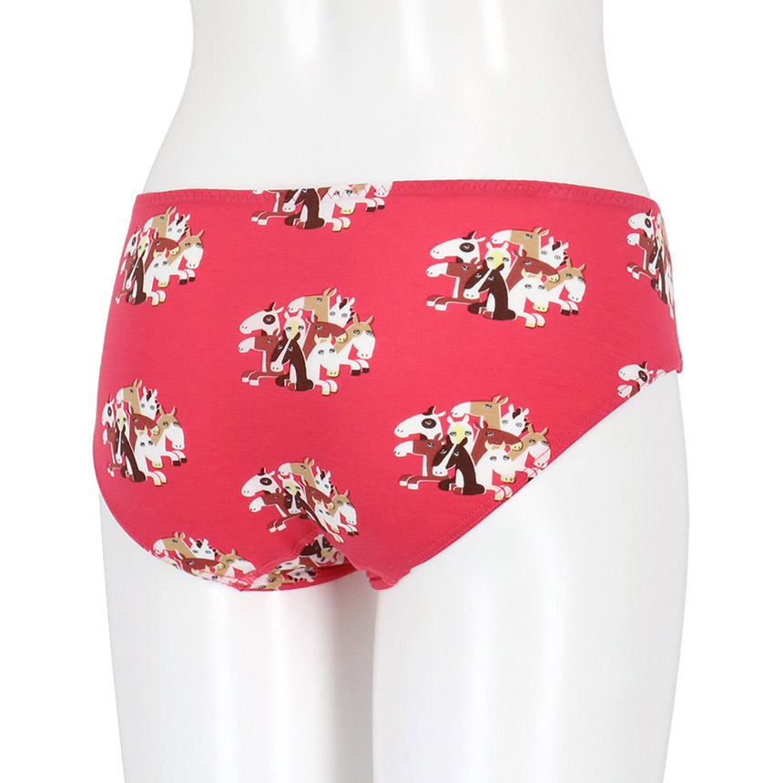 LF6256|ウンナナクール une nana cool 2026年お年賀「まるっとうまくいく」 ナイトアップブラ連動 スタンダードショーツ M/L