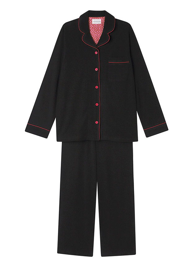 LP6466|ウンナナクール une nana cool 【綿混】コットンパイルパジャマ MADE WITH LIBERTY FABRIC パジャマ 上下セット M