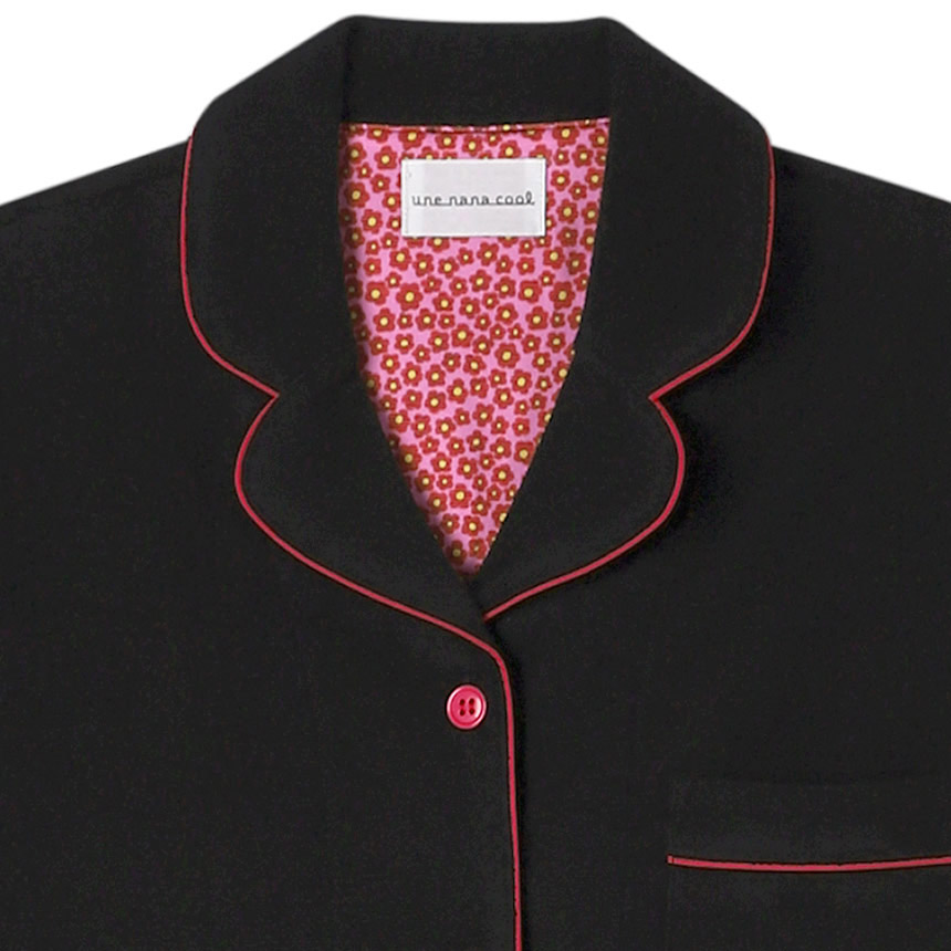 LP6466|ウンナナクール une nana cool 【綿混】コットンパイルパジャマ MADE WITH LIBERTY FABRIC パジャマ 上下セット M