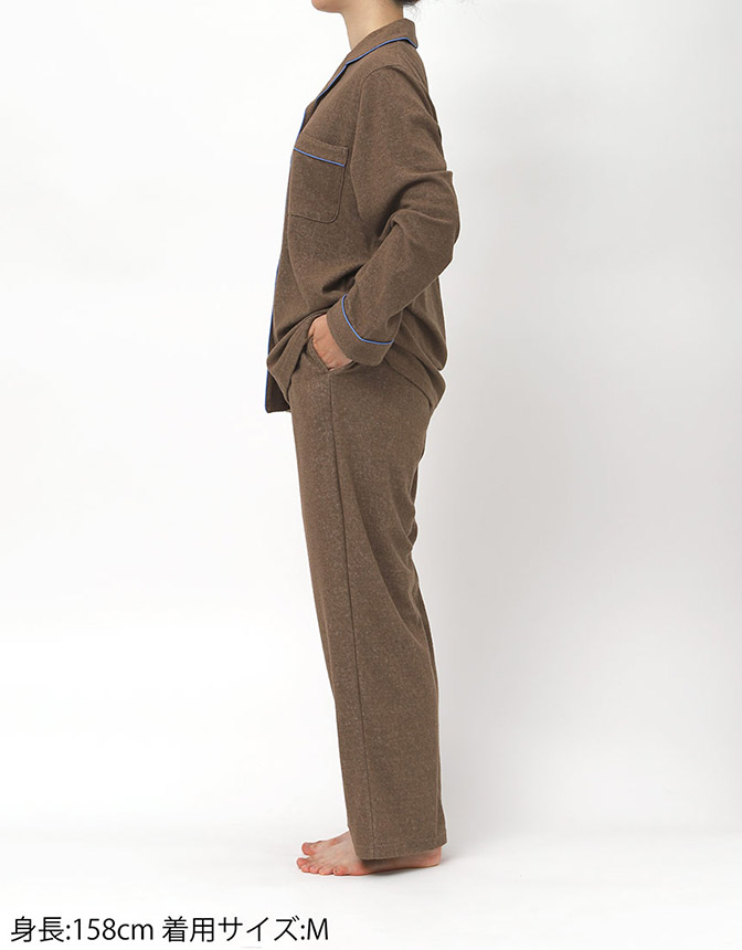 LP6466|ウンナナクール une nana cool 【綿混】コットンパイルパジャマ MADE WITH LIBERTY FABRIC パジャマ 上下セット M