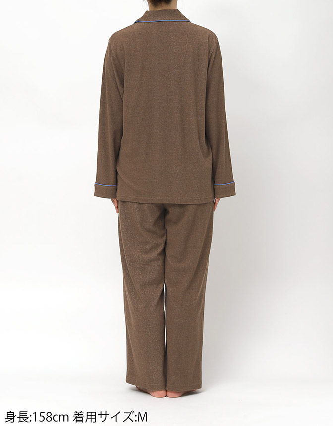 LP6466|ウンナナクール une nana cool 【綿混】コットンパイルパジャマ MADE WITH LIBERTY FABRIC パジャマ 上下セット M