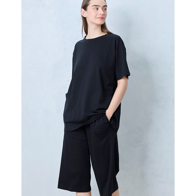 LP6623|ウンナナクール une nana cool 【綿100%】なめらかシルケットスムース半袖パジャマ MADE WITH LIBERTY FABRIC パジャマ 上下セット M/L