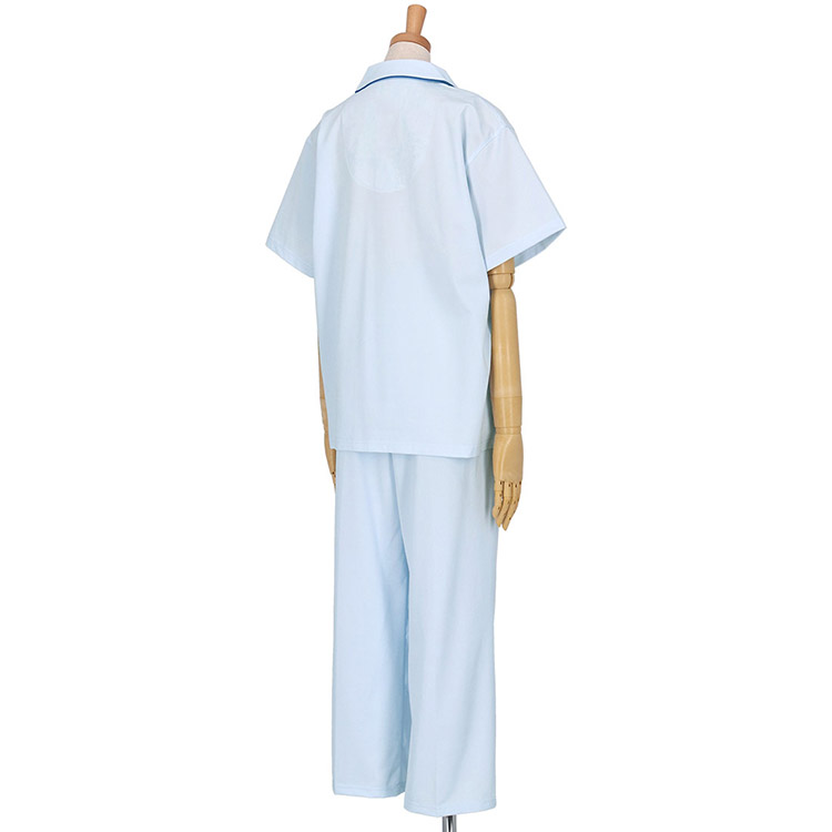 LP6628|ウンナナクール une nana cool 【綿混】両染ジャージ半袖パジャマ MADE WITH LIBERTY FABRIC パジャマ 上下セット M/L