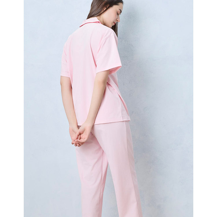 LP6628|ウンナナクール une nana cool 【綿混】両染ジャージ半袖パジャマ MADE WITH LIBERTY FABRIC パジャマ 上下セット M/L