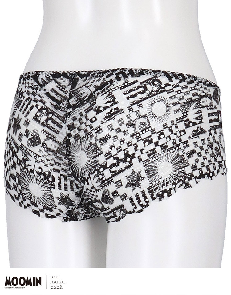 PUN230|ウンナナクール une nana cool MOOMIN × une nana cool 364 レース 総レースショーツ M/L