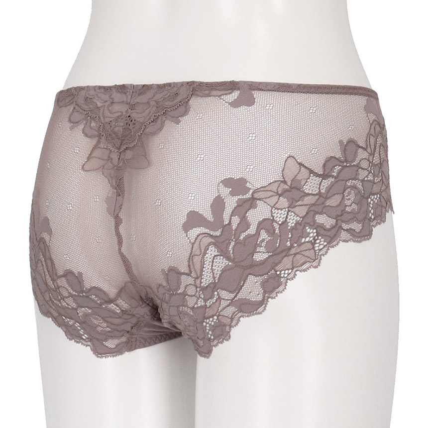 PUN501|ウンナナクール une nana cool リボンブラレース 総レースショーツ M/L