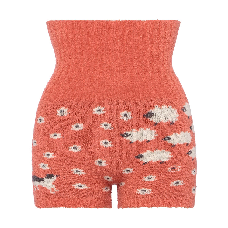 G074KPT2|トリンプ スロギー G074シリーズ ニット柄 ニットパンツ 2分丈 M-LL