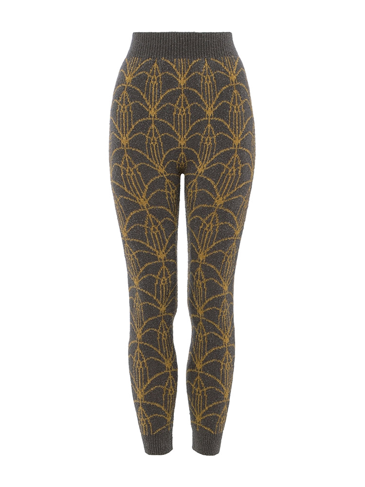 G074KPT9|トリンプ スロギー G074シリーズ ニット柄 ニットパンツ 9分丈 M-LL