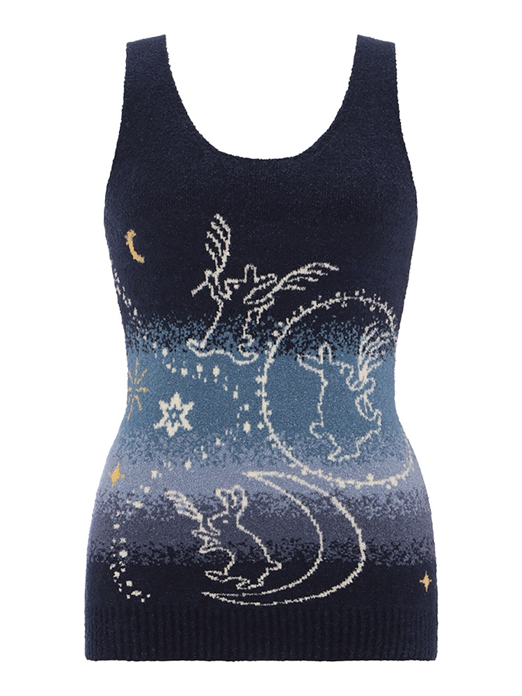 G074Top|トリンプ スロギー G074シリーズ ニット柄 インナートップ ノースリーブ M-LL