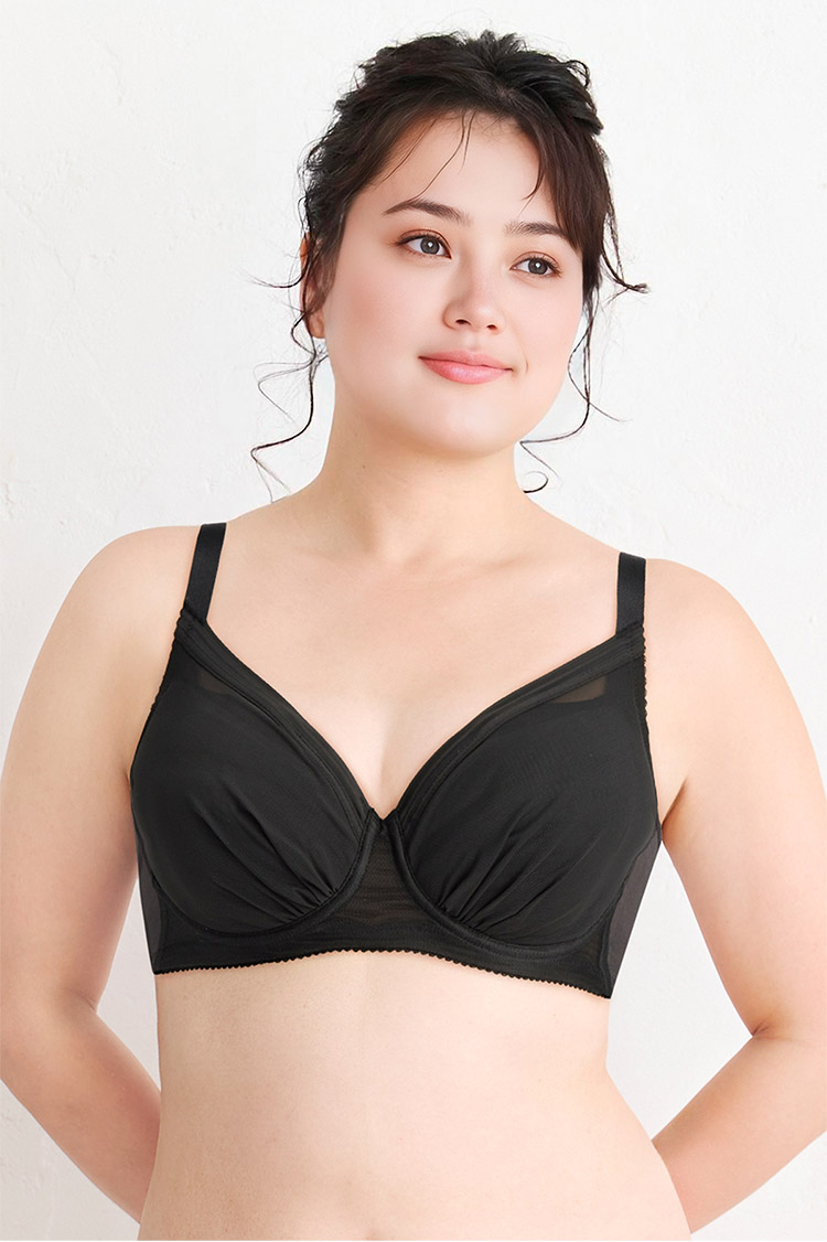 BRB452|ワコール 小さく見せるブラ (シンプル) BRB452シリーズ ブラジャー単品 DEFGHカップ アンダー65/70/75/80/85/90/95/100cm