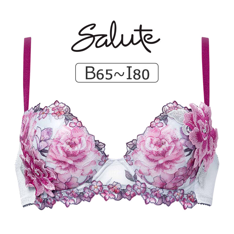 BTJ421｜ワコール サルート 21グループ 21G ブラジャー単品 P-upタイプ BCDEFGHIカップ  アンダー65/70/75/80/85cm