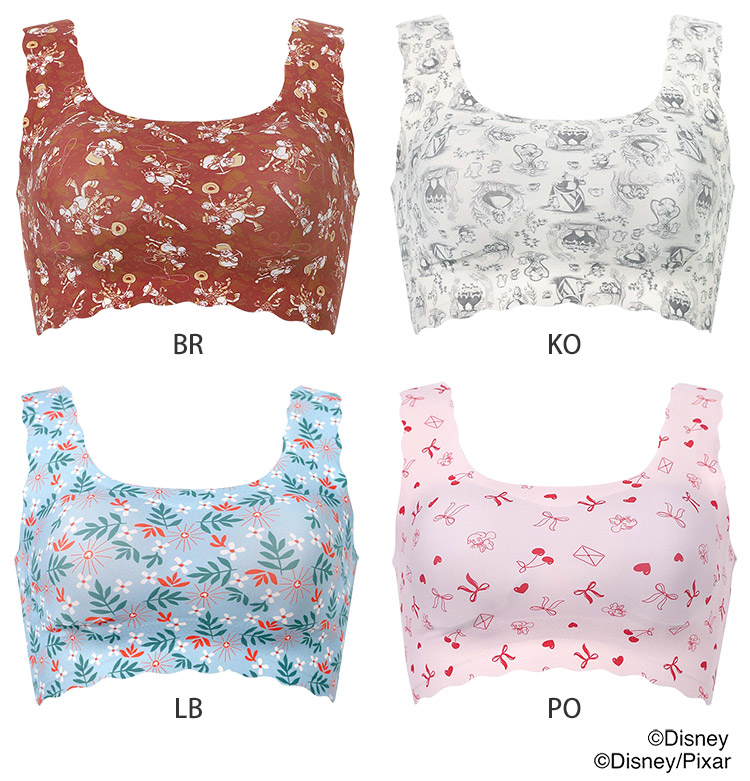 CGG537|ワコール GOCOCi ゴコチ ディズニーコレクション ハーフトップ S/M/L/LL