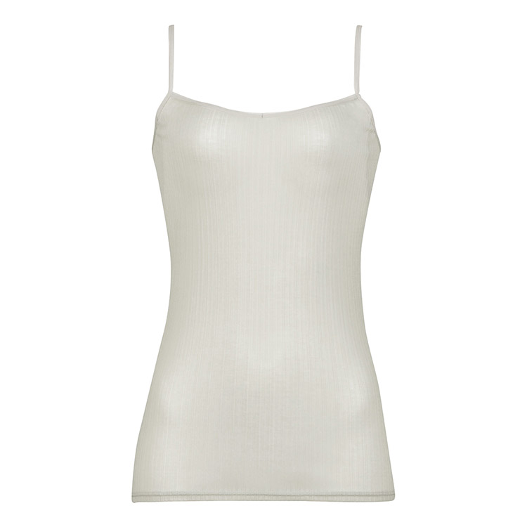 CLA192|ワコール WACOALクール 薄い、軽い、涼しい 肌着 キャミソール 綿混 汗取りパッド付き M/L/LL