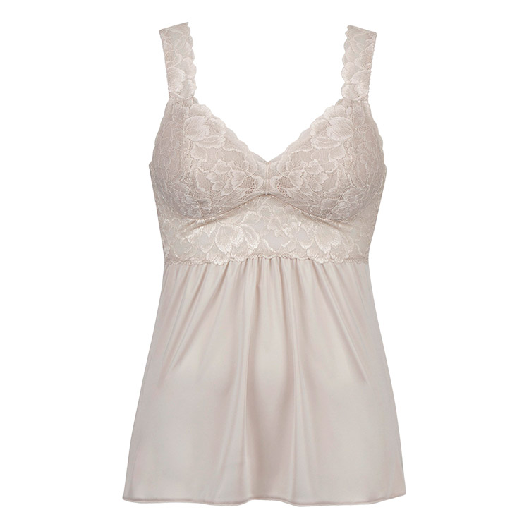 ES6340|ワコール ウイング キャミソール 吸汗速乾 カップ付きインナー M/L/LL/3L