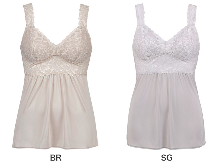 ES6340|ワコール ウイング キャミソール 吸汗速乾 カップ付きインナー M/L/LL/3L