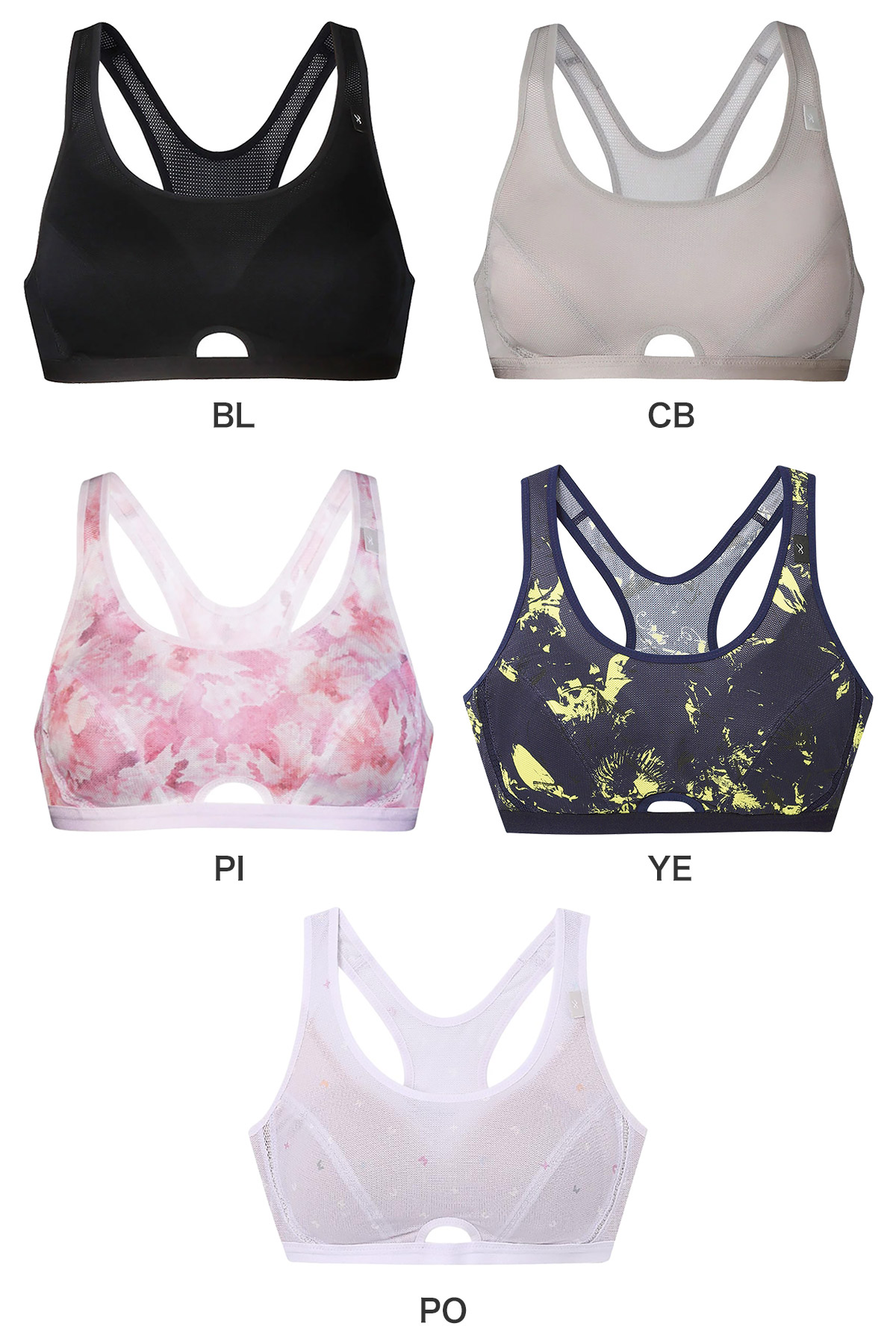 HTY007|ワコール CW-X ズレにくい FITNESS スポーツブラ S/M/L/LL(AB-EFカップ)