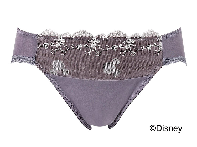 KF3363|ワコール ウイング ナチュラルアップブラ 【ディズニー】【ミッキーデザイン】 KB2063シリーズ スタンダードショーツ はきこみ丈 あさめ M/L/LL