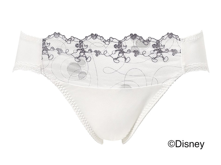 KF3363|ワコール ウイング ナチュラルアップブラ 【ディズニー】【ミッキーデザイン】 KB2063シリーズ スタンダードショーツ はきこみ丈 あさめ M/L/LL