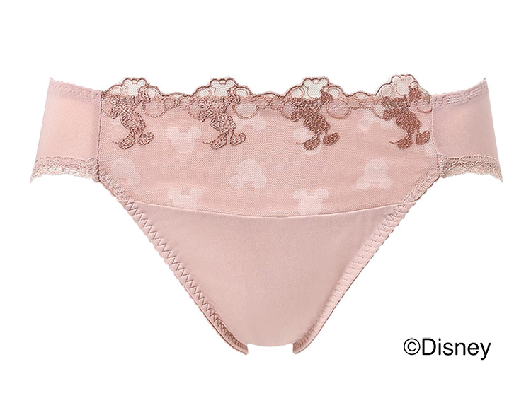 KF3363|ワコール ウイング ナチュラルアップブラ 【ディズニー】【ミッキーデザイン】 KB2063シリーズ スタンダードショーツ はきこみ丈 あさめ M/L/LL