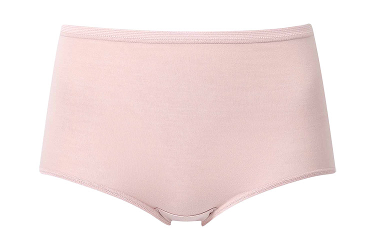 PPC301|ワコール ボディスエード 綿混 オーガニックコットン スタンダードショーツ はきこみ丈 ふかめ M/L