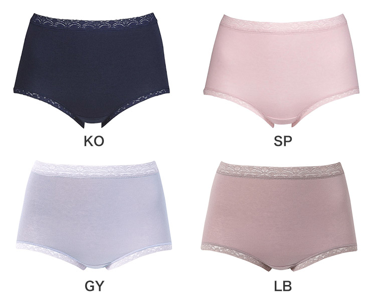 PPC314|ワコール ディアヒップショーツ 肌側起毛 綿混 スタンダードショーツ はきこみ丈 ふかめ M/L/LL