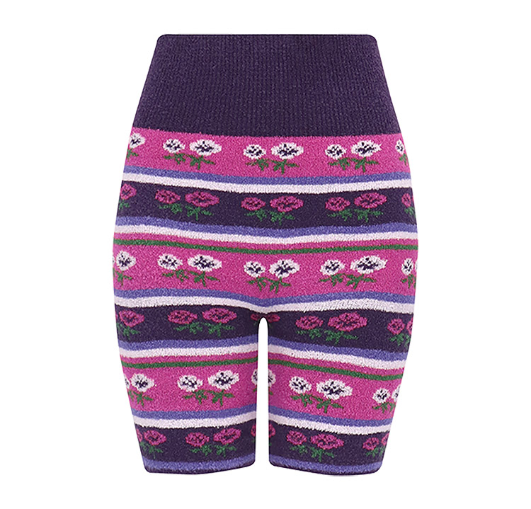 PPL717|ワコール ニットパンツ 毛パン 肌着 ボトムス ショート 3分丈 M-L