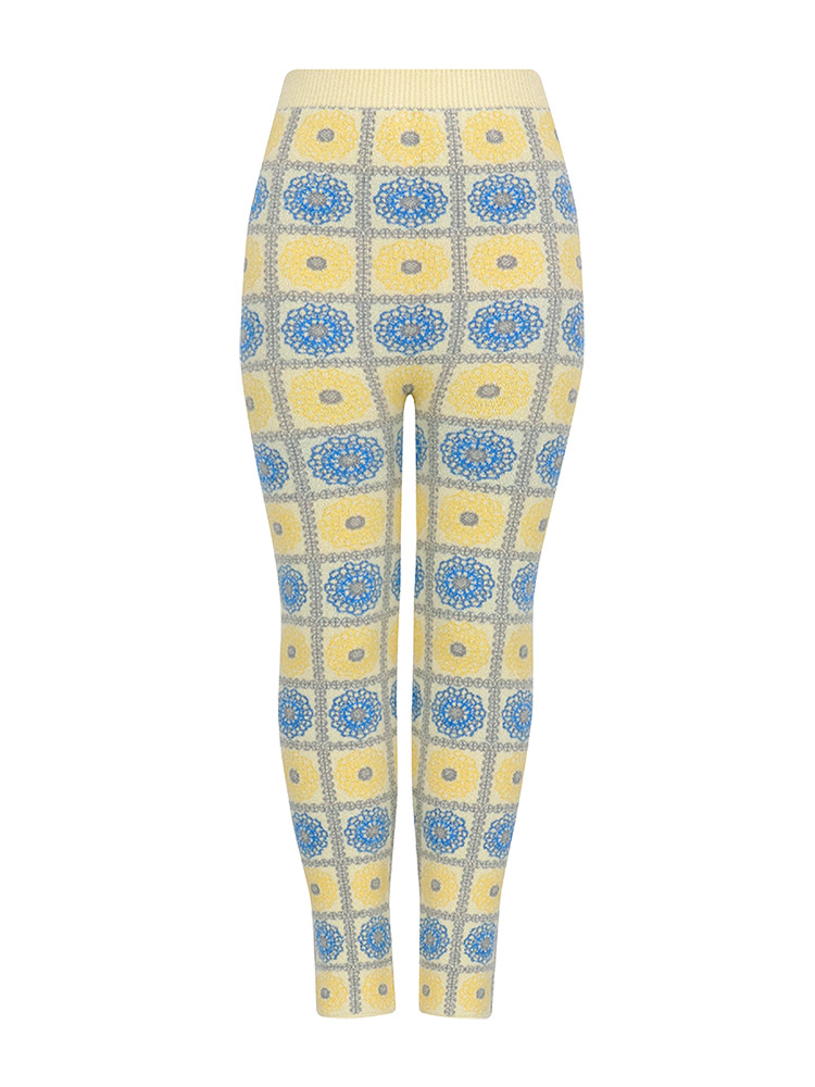 PPL767|ワコール ニットパンツ 毛パン 肌着 ボトムス 足首丈 M-L