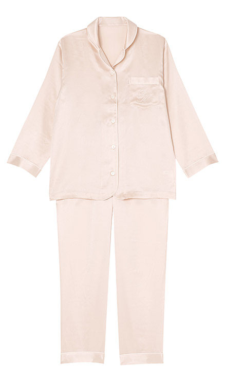 YDX542|ワコール 睡眠科学 パジャマ 上下セット レディース シルク100% 吸放湿性 10分丈 10分袖 MP/M/L/LL