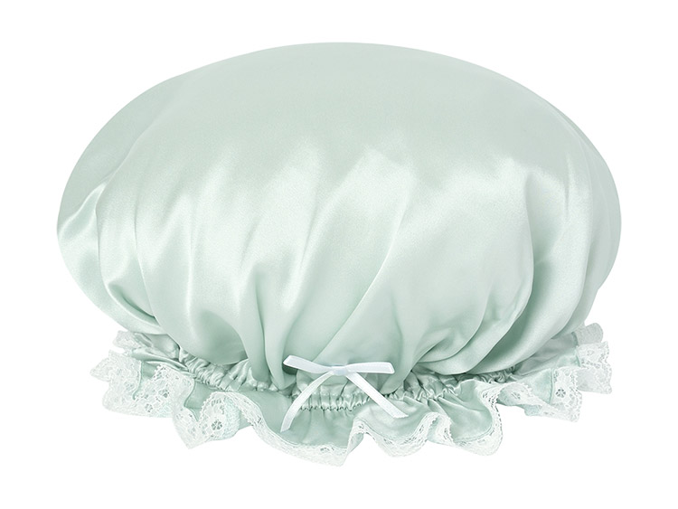 YEY145|ワコール 睡眠科学 ナイトキャップ レディース シルクサテン M