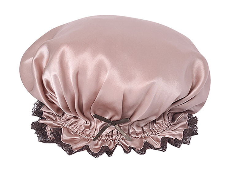 YEY145|ワコール 睡眠科学 ナイトキャップ レディース シルクサテン M